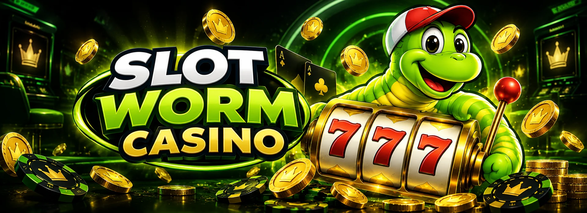 Slot Worm Casinon tervetuliaistarjous: 350 ilmaiskierrosta ja 400 % bonus jopa 2 200 €